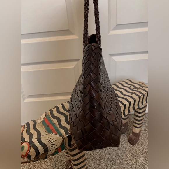 Dragon Diffusion Santa Croce Bag - Large Size - Dark Brown - Picture 7 of 16